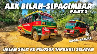 Bus Menembus Jalur Offroad nan Berbahaya di Pedalaman Sumatera! SIBUAL BUALI Memang Real Bus Gunung