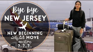 New Jersey To ?...… where are we moving | Telugu vlogs in USA |