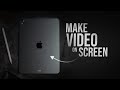 How to Make a Video on Your iPad Screen (tutorial)