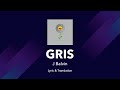 J Balvin - Gris (Lyrics / Letra English & Spanish) Translation & Meaning