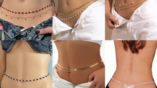 #bikni belly chains design // dics charm waist chain //#2024 #Letestfaishiontredy @GirlsFashionKD