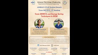 Team SHUNYA and Energy Saving Techniques in HVAC