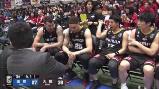 滋賀レイクスターズvs大阪エヴェッサ｜B.LEAGUE第26節GAME1Highlights｜04.01.2017 プロバスケ (Bリーグ)