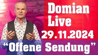 DOMIAN4EVER - Ganze Folge - Talkshow - 29.11.2024 PART 2