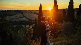 Elegant wedding at La Foce, Tuscany