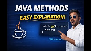 Java Methods in Hindi | void vs return with Examples | Beginner Guide