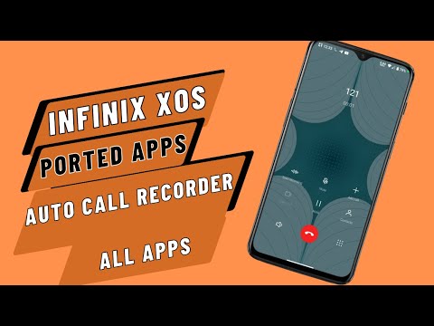 Aplicaciones portadas de Infinix XOS para todos los Android Auto Call Recorder Ai GalleryFile ManagerAplicaciones Infinix