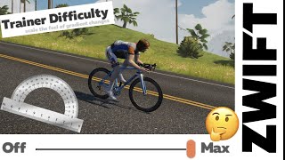 Zwift Trainer Difficulty: There's one more thing to know....descents!