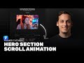 Hero section scroll transform animation in Framer (Full Tutorial)