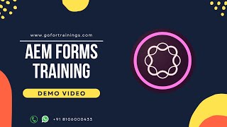 AEM Forms Tutorial | AEM Forms Step-by-Step Tutorial for Beginners| +91 8106000433