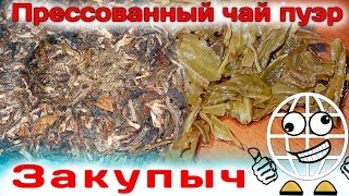 Прессованный чай пуэр