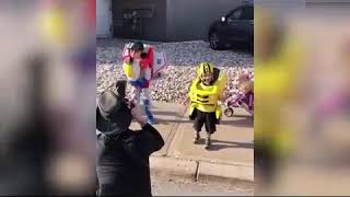 Adorable kids show off their incredible Transformers costumes