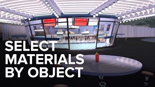 Select Texture Tags and Objects for Active Cinema 4D Materials