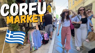 Corfu Island Market Greece 🇬🇷 || Corfu Greece