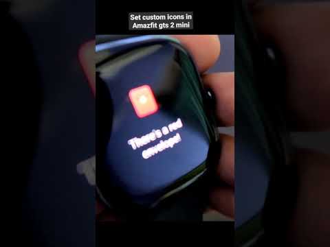 #shorts Configure íconos de notificación personalizados para aplicaciones en Amazfit Gts 2 Mini.