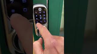 How to use a Yale digital smart key lock