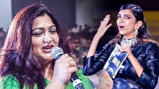 Kushboo Reveals Craziest Rumour About Her On Media At South Indian Awards Show To Lakshmi Manchu