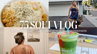 DAYS IN MY LIFE: Starting 75 Soft + Overnight Blowout Curlers + Cottage Cheese Pasta Hack | Vlog 400