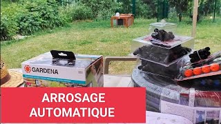 Mon installation arrosage automatique goute à goute💧🍅