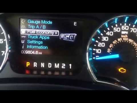 Resetting engine oil life to 100% on a 2013 F150 Resetting engine oil life to 100% on a 2013 F150