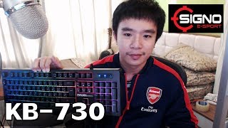 รีวิวคีย์บอร์ด Signo KB-730 RGB ดีไซน์สวย เล่นไฟได้