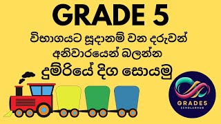 5 ශ්‍රේණිය ශිෂ්‍යත්ව විභාගය දුම්රියේ දිග සොයමු |Find the length of the train