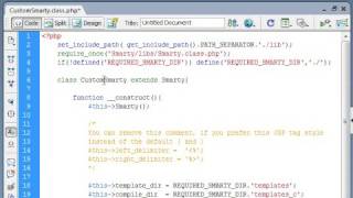 PHP Templating Using Smarty