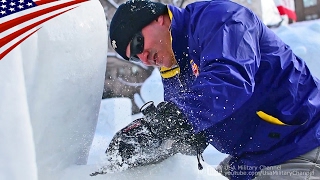 【さっぽろ雪まつり】在日米軍の雪像作り・実は…34年連続参加中！【海軍潜水兵】