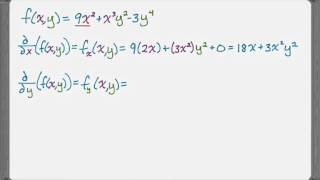 Partial Derivative Examples