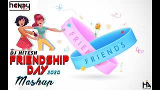 Friendship Day Mashup | Lyrics Video (2019) | DJ Hitesh | Visual Editz :- Handy Amit