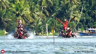 CBL Boat Race 2019 PULINKUNNU Vallamkali Heats 1 - St George vs Karichal vs Kattilthekkathil