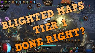 BLIGHTED MAPS TIER 1 ANOINT VERSION | BETTER? | CURRENCY | 10 MAPS | BLIGHT | POE | PATH OF EXILE