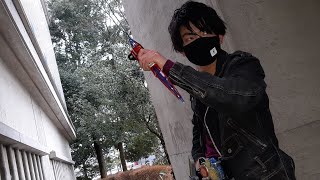 変身動画　諏訪が仮面ライダー鎧武ジンバーレモンに変身してみた！