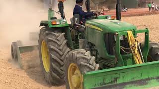 🚜ត្រាក់ទ័រចនឌារ 5075E បំពាក់ជាមួយឧបកណ៍រ កៀរដី កៀរបានស្អាត ចំណេញទឹក ចំណេញជី