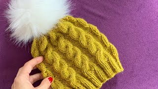 Şişle Burgu Bere / HowtoKnit Cabled Hat