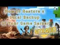 Support Tutorials: 07.  How to Restore a Local Backup of your Game Server