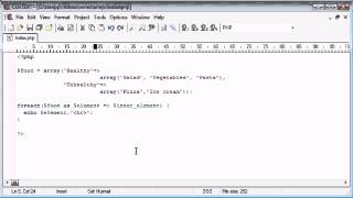 Beginner PHP Tutorial 41 for each Statement