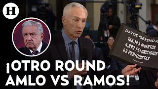 AMLO vs Jorge Ramos | López Obrador dice que EU es más peligroso que México y presenta otros datos