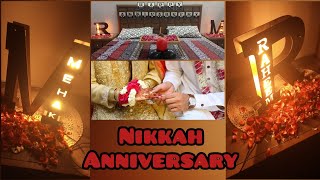 First Nikkah Anniversary | Surprise plan | Mehak Raheem Vlogs |