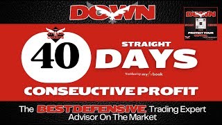 The MOST CONSISTENT Expert Advisor on MQL5: Celebrating 40 Days of Profits with DOWN MT5