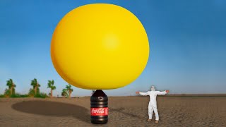 Coca-Cola & Mentos in to GIANT Balloon with Orbeez | Best Coke Experiments