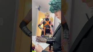 Rate my Bakugo walk #mha #mhacosplay #deku #cosplay #tiktoktrend #bakudeku #izukumidoriya #bakugou