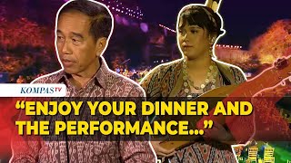 [FULL] Jokowi Sambut Tamu Negara saat Gala Dinner WWF di Bali  Enjoy Your Dinner and The Performance