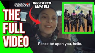 🚨THE PALESTINIAN RESISTANCE RELEASES 4 ISRAELI POWs | Full Video