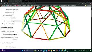 06 CONSTRUCCIÓN DE DOMO GEODÉSICO - COMO CALCULAR UN DOMO GEODÉSICO (PARTE 1)