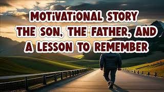 motivational story  - THE SON, THE FATHER, AND A LESSON TO REMEMBER