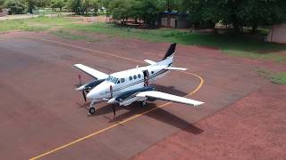 Flying a King Air C90 from Klerksdorp to Thabazimbi, South Africa