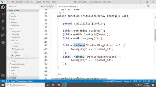 CakePHP 4 create model (6).
