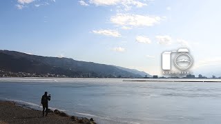 【Japan 4K】Lake Suwa - Freezing and grouping ice | Landscape Photography