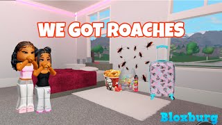 WE GOT ROACHES!-We had to move?!/Bloxburg voiced Roleplay